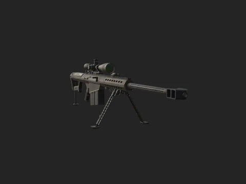 Pistol 006 3D Model