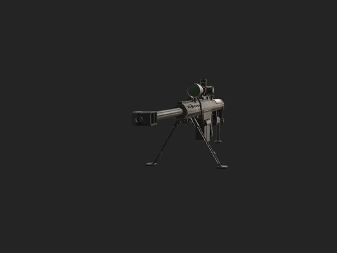 Pistol 006 3D Model