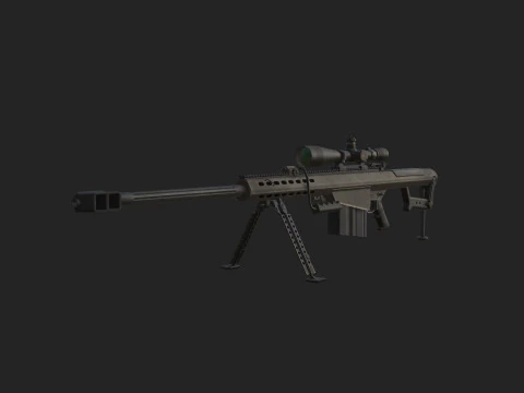 Pistol 006 3D Model