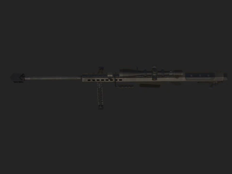 Pistol 006 3D Model