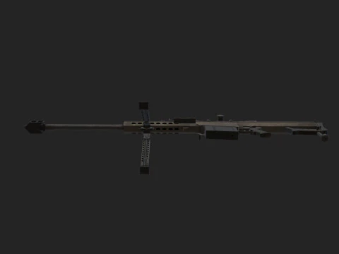 Pistol 006 3D Model