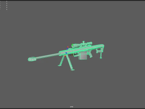 Pistol 006 3D Model