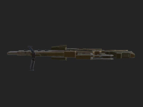 Pistol 008 3D Model