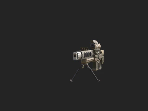 Pistol 008 3D Model