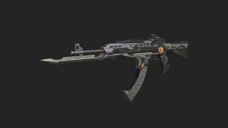 Pistol 009 3D Модель .c4d .max .obj .3ds .fbx .stl .blend 