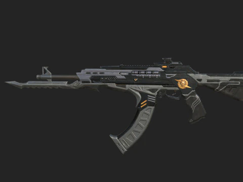 Pistol 009 3D Model