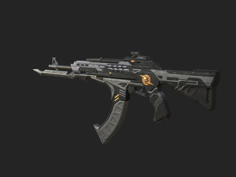 Pistol 009 3D Модель