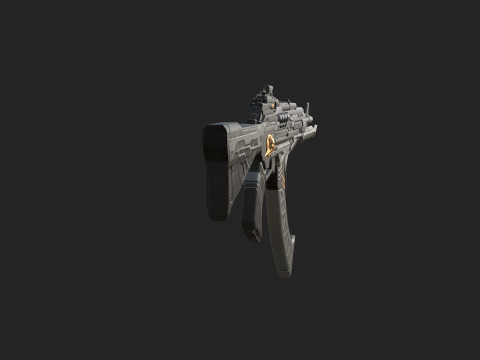 Pistol 009 3D Модель