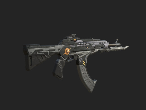 Pistol 009 3D Модель