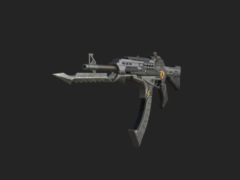 Pistol 009 3D Model