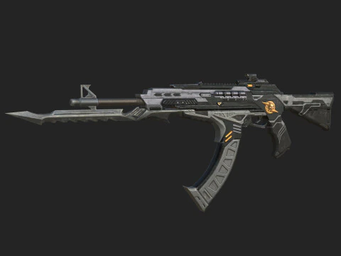 Pistol 009 3D Model