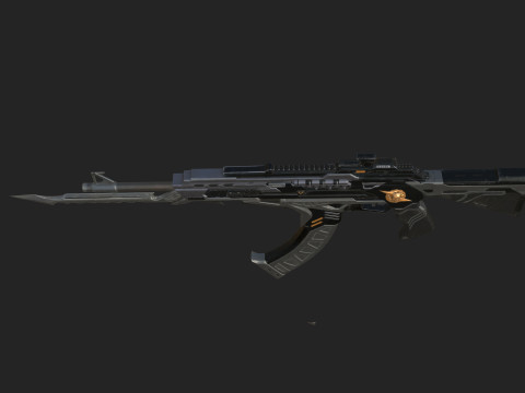 Pistol 009 3D Модель