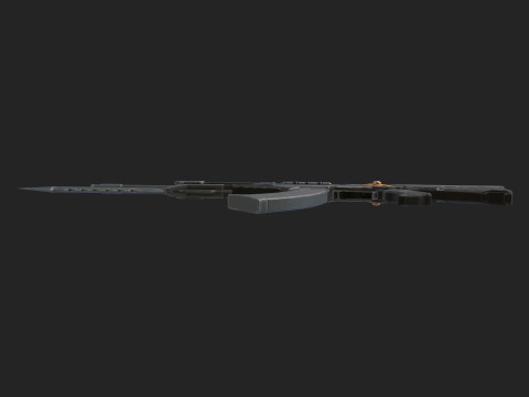 Pistol 009 3D Модель