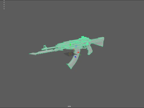 Pistol 009 3D Model