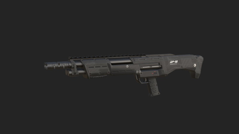 Pistol 010 Modello 3D .c4d .max .obj .3ds .fbx .stl .blend 