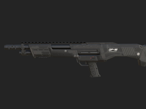 Pistol 010 Modello 3D