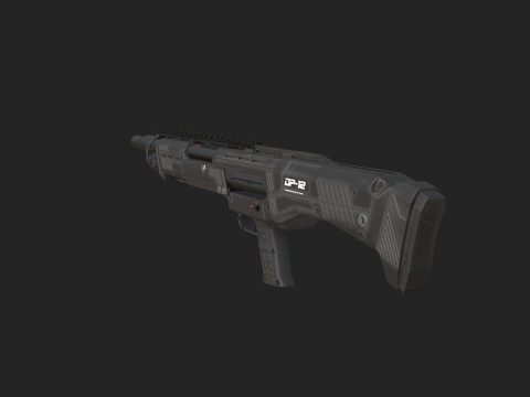 Pistol 010 Modello 3D