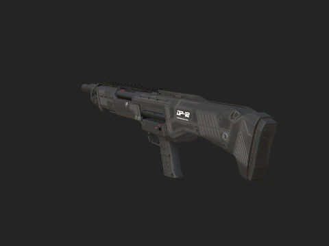 Pistol 010 3D Model