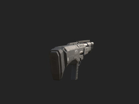 Pistol 010 Modello 3D