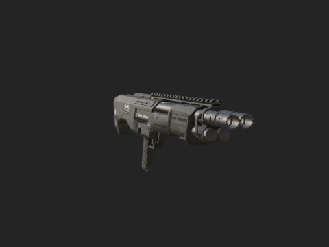 Pistol 010 3D Model
