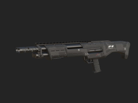 Pistol 010 Modello 3D
