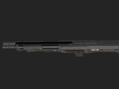 Pistol 010 3D Model