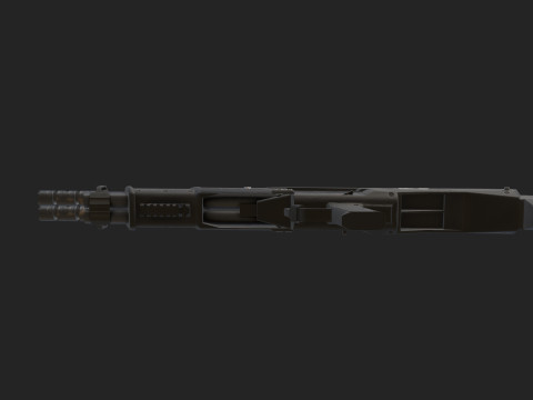 Pistol 010 Modello 3D