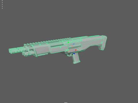 Pistol 010 3D Model