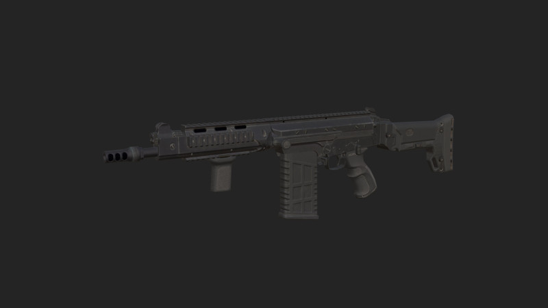 Pistol 011 Modello 3D .c4d .max .obj .3ds .fbx .stl .blend
