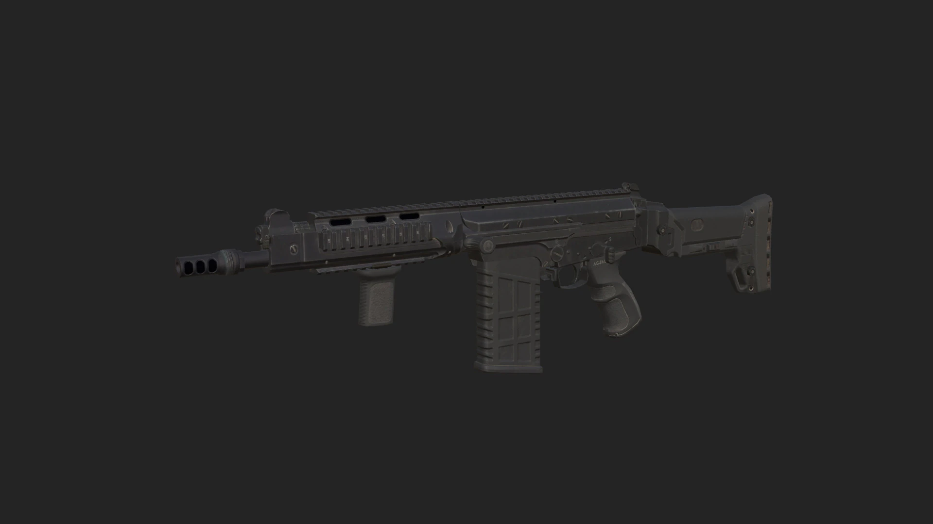 Pistola 011 Modello 3D .c4d .max .obj .3ds .fbx .stl .blend