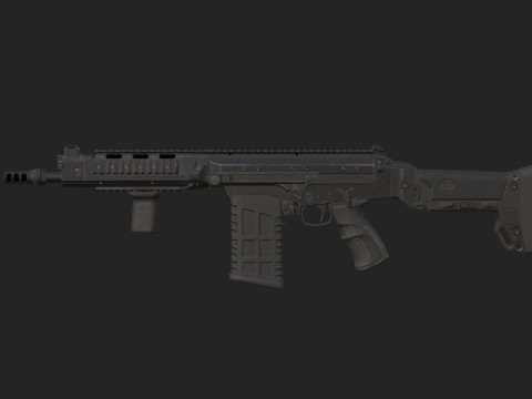 Pistol 011 Modello 3D