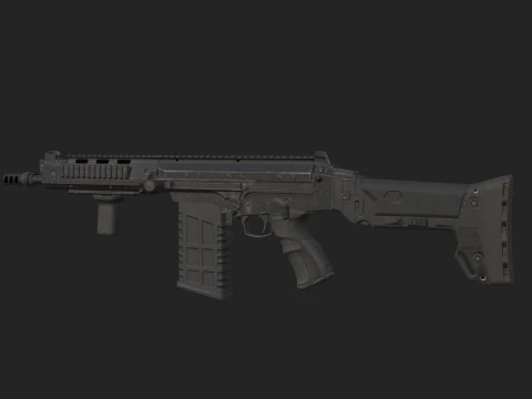 Pistola 011 Modello 3D