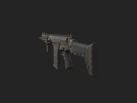 Pistola 011 Modello 3D