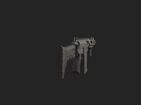 Pistola 011 Modello 3D