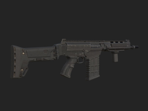 Pistol 011 Modello 3D