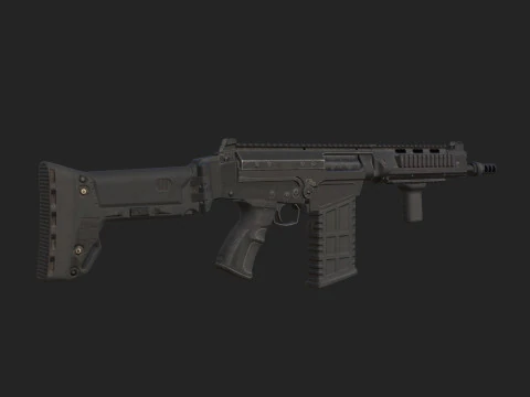 Pistola 011 Modello 3D