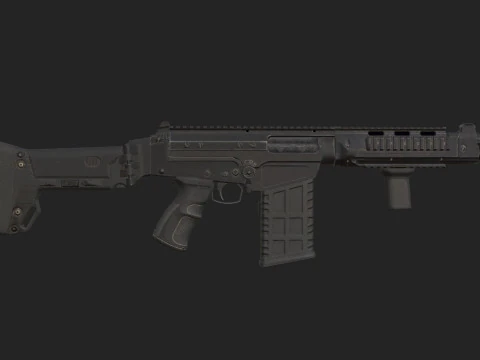 Pistola 011 Modello 3D