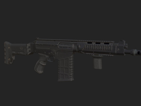 Pistol 011 Modello 3D