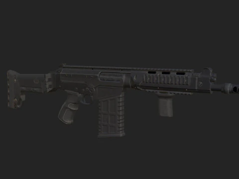 Pistola 011 Modello 3D