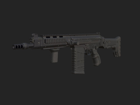 Pistol 011 Modello 3D