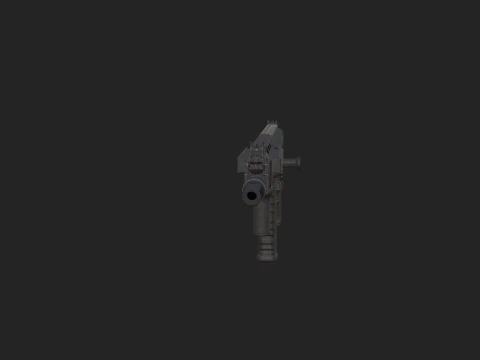 Pistola 011 Modello 3D