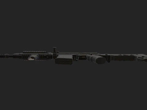 Pistola 011 Modello 3D