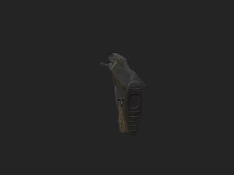 Pistol 012 3D Model