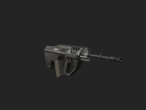 Pistol 012 3D Model