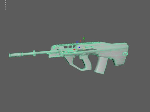 Pistol 012 3D 模型