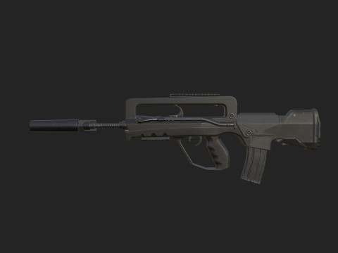 Pistol 013 3D 모델