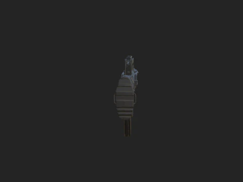 Pistol 013 3D Model