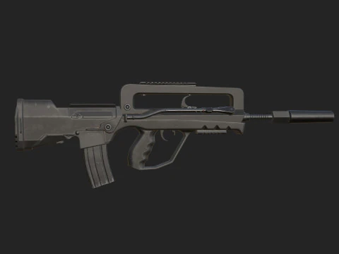 Pistol 013 3D Model