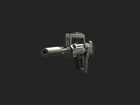 Pistol 013 3D Model