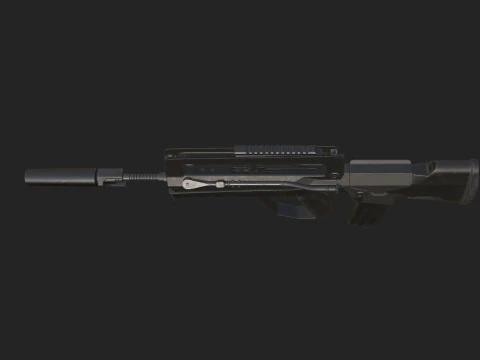 Pistol 013 3D Model